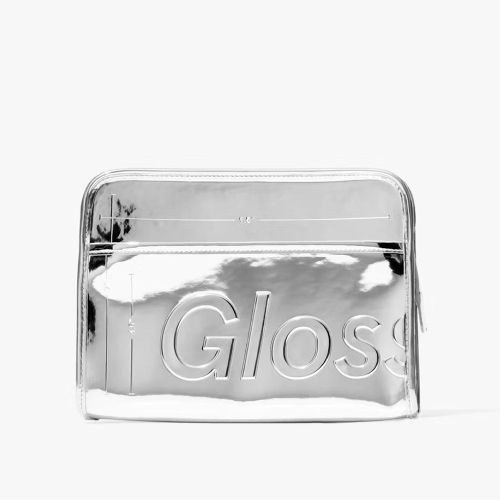Glossier Chrome Beauty Bag